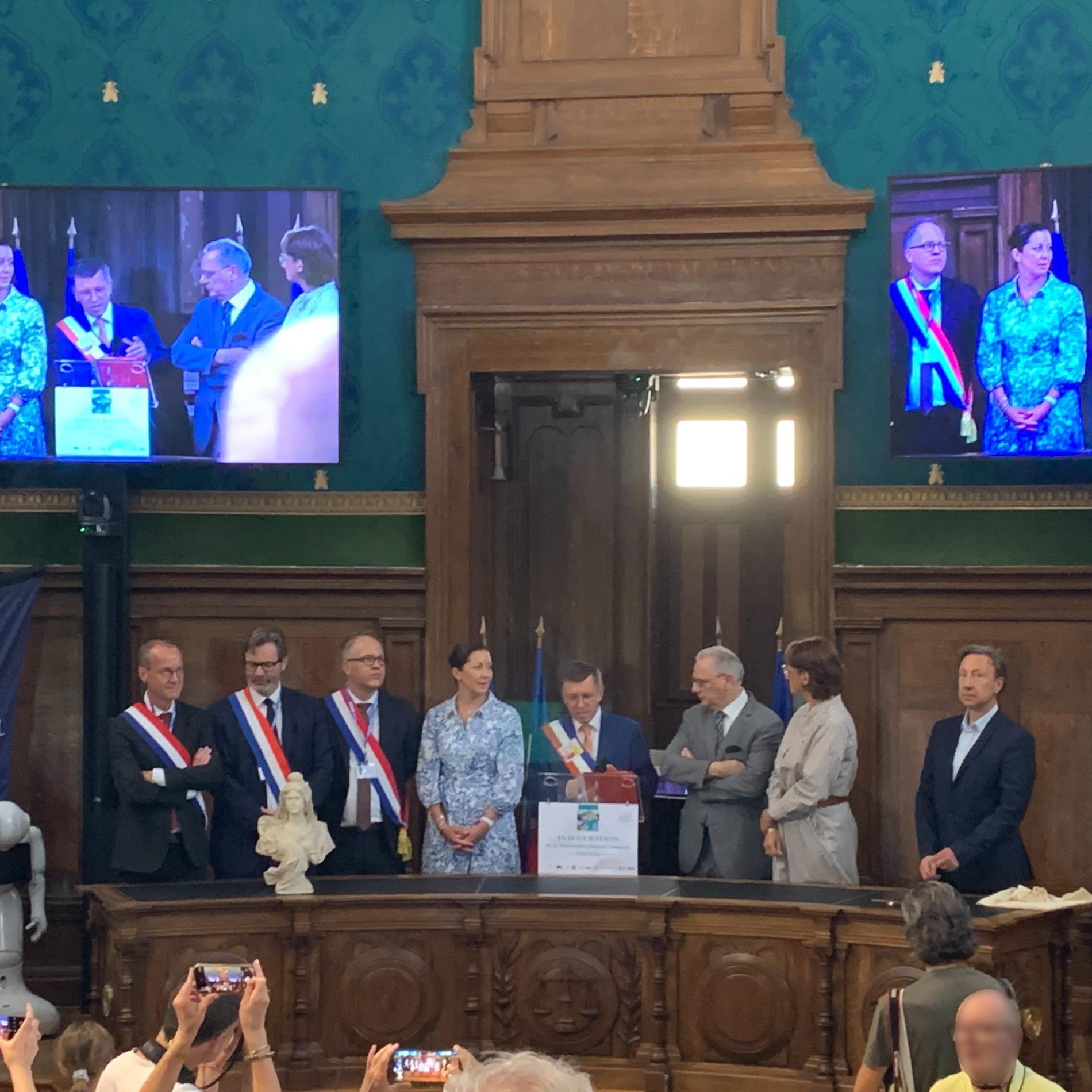 Inauguration du Tribunal de Baug&eacute; en pr&eacute;sence de St&eacute;phane BERN